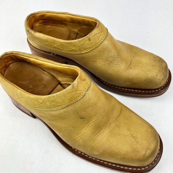 Lucky Brand Shoes Lucky Brand Ankle Boot Mustard Leather Poshmark